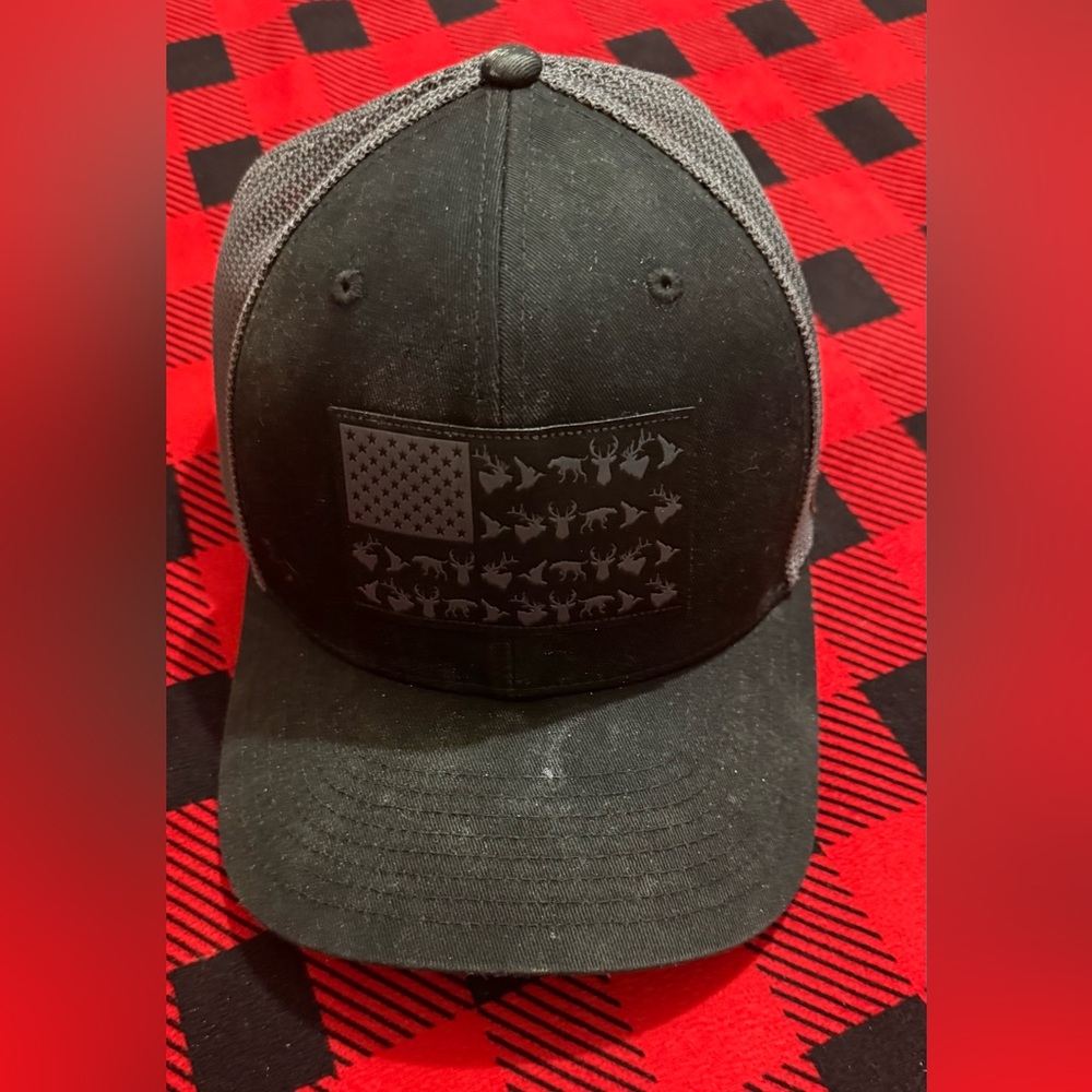 Columbia PHG Hunting FlexFit Gray Hat Fitted Men Outdoors Hunters Cap L/XL